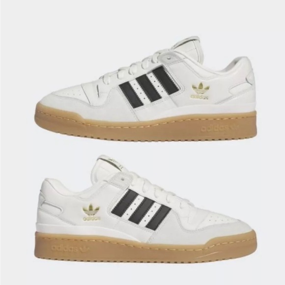 Like new. Mens ADIDAS FORUM 84 LOW CL. US SIZE 7.5. Cloud White/Core Black - Picture 5 of 15